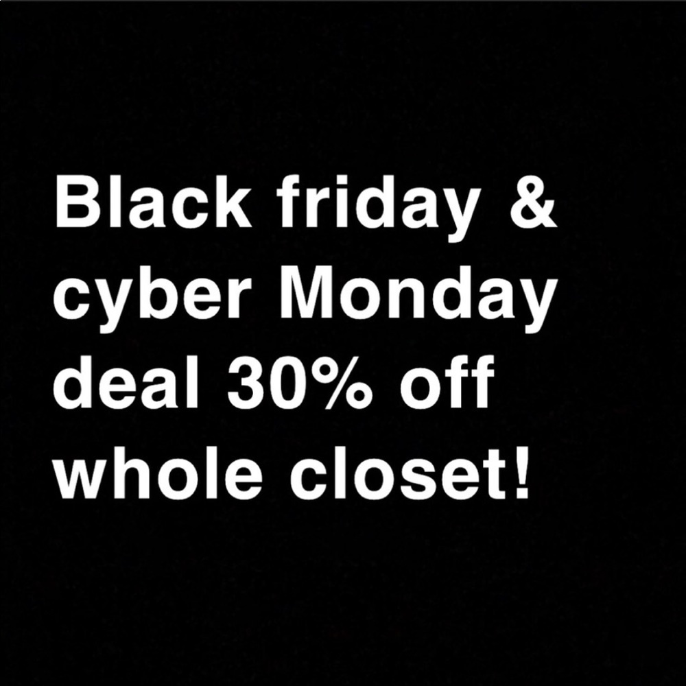 30% off everything in my closet BIG Sale